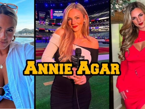 Sideline smokeshow Annie Agar has us eating out of the palm of her hands (40 Photos) 1