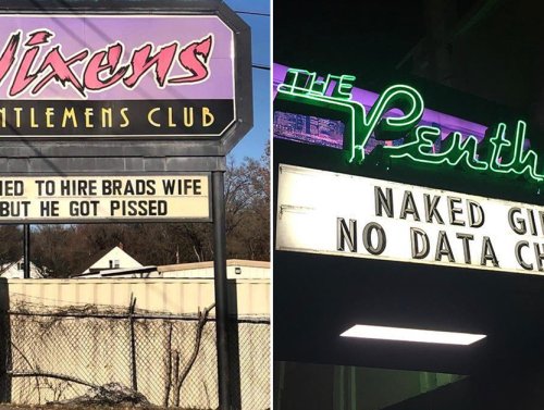 Call us brass… I mean crass, but these strip club signs are worth every dollar bill (25 Photos) 1