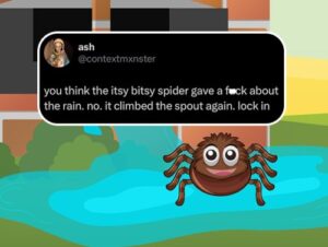 Itsy Bitsy Spider tweet gets Community Noted into oblivion 1