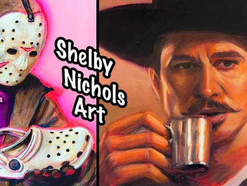 Artist Shelby Nichols brings the internet to life via pop culture paintings 1