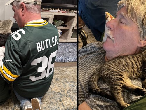 Dads Becoming Best Friends With Pets They ‘Didn’t Want’ (20 Photos) 1